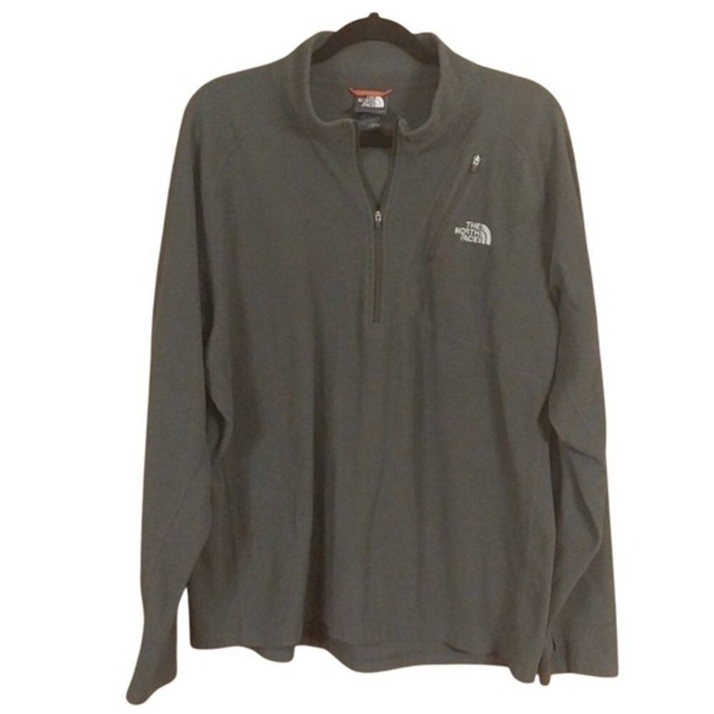The North Face Men's XL Flight Series 1/4 Zip Fleece Pullover Sweatshirt Dk Gray - Picture 6 of 9
